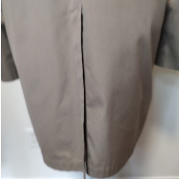 London Fog Vintage Men's Size 40 Tan Trench Coat w/ Zip Removable Liner - Picture 3 of 16